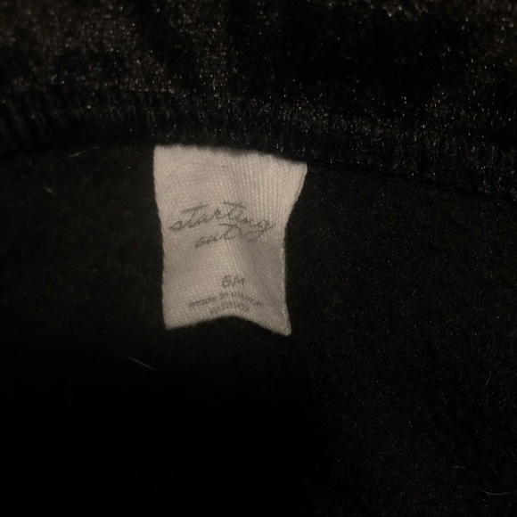 Starting out black velour coat - Picture 4 of 4